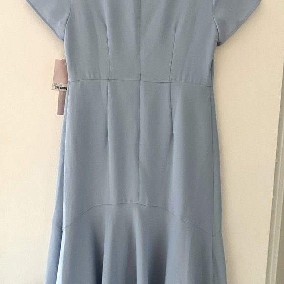 AVEC LES FILLES Blue High Low Flounce Dress - Picture 4 of 5